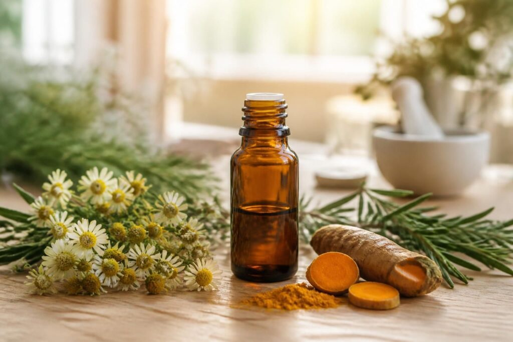 découvrez les bienfaits de l'huile essentielle anti-inflammatoire, un soutien naturel à utiliser avec précaution pour soulager les inflammations.