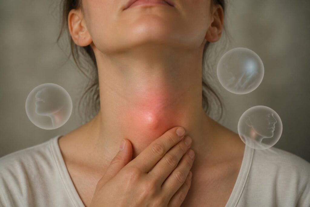 découvrez les symptômes des nodules thyroïdiens et apprenez à reconnaître les signes qui peuvent indiquer leur présence pour mieux prévenir et consulter à temps.