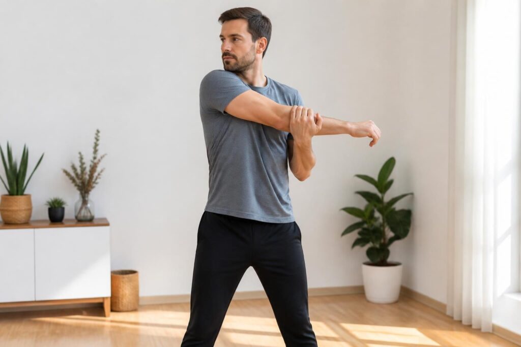 découvrez un échauffement efficace du haut du corps pour la musculation, sans besoin de matériel ni salle de sport, idéal pour préparer vos muscles à l'effort chez vous.