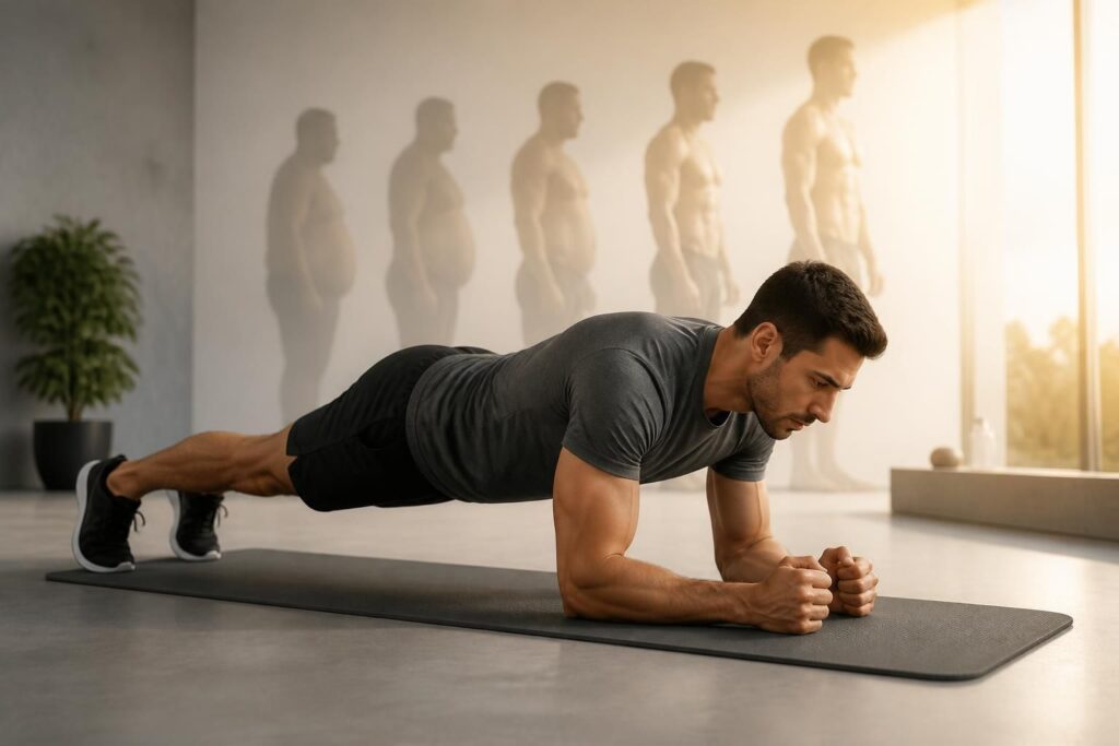 découvrez un programme de 30 jours d'exercice de la planche spécialement conçu pour les hommes, avec des conseils pratiques et les bénéfices pour renforcer votre corps et améliorer votre forme physique.